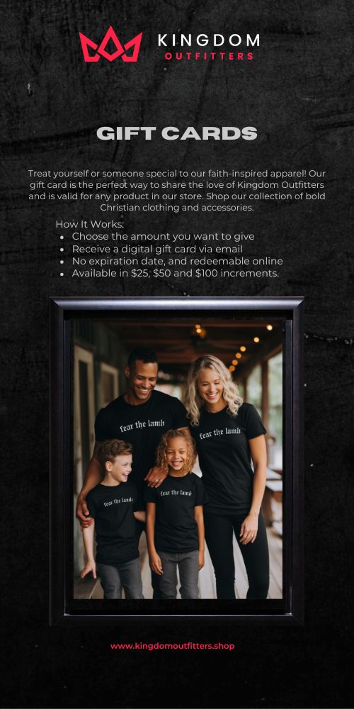 "Kingdom Outfitters Digital Gift Cards" - Gift Card | Kingdom Outfitters