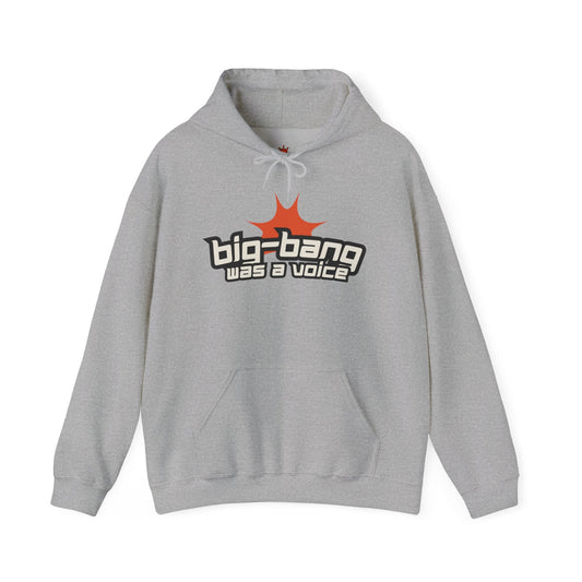 "Big Bang Was a Voice Hoodie - Bold Faith Statement Pullover" - Hoodie | Kingdom Outfitters