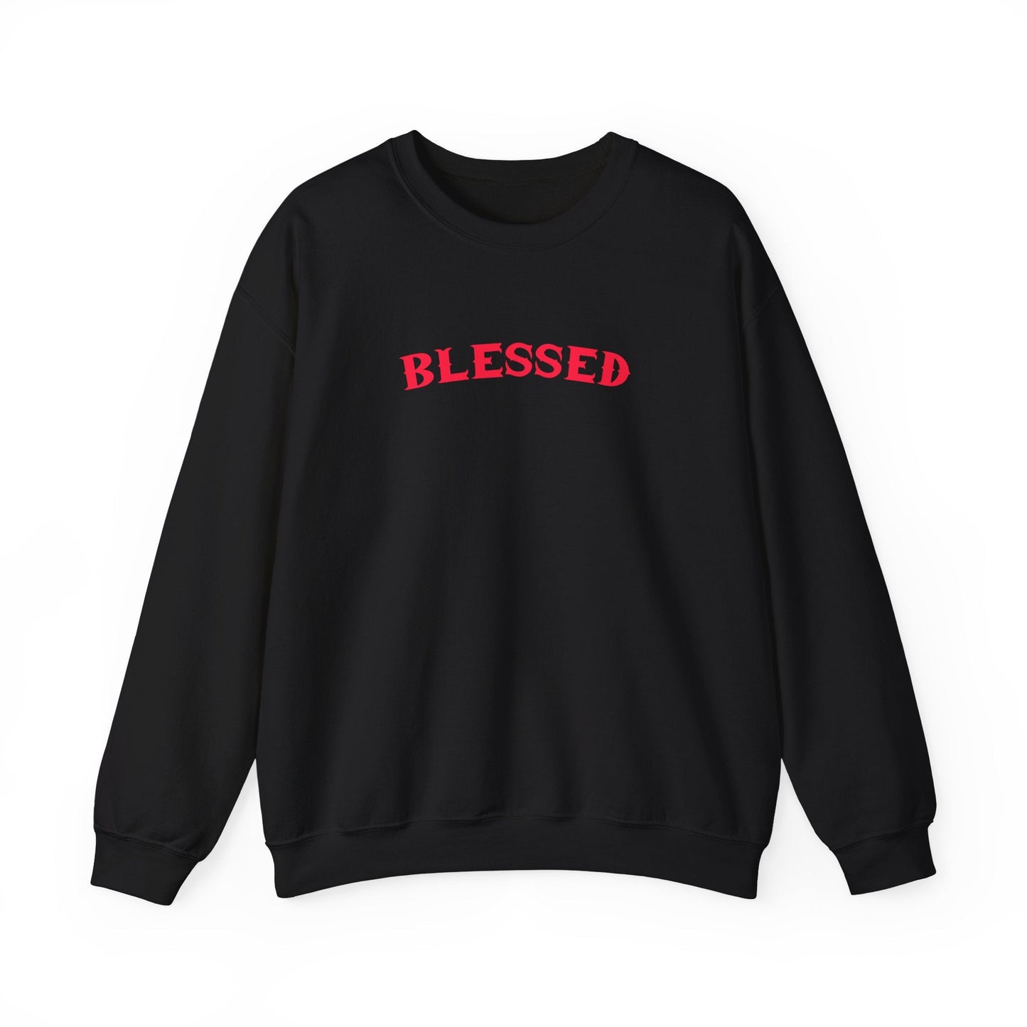 "Blessed Crew Neck Sweatshirt - Unisex Faith - Inspired Pullover for Comfort & Style" - Sweatshirt | Kingdom Outfitters