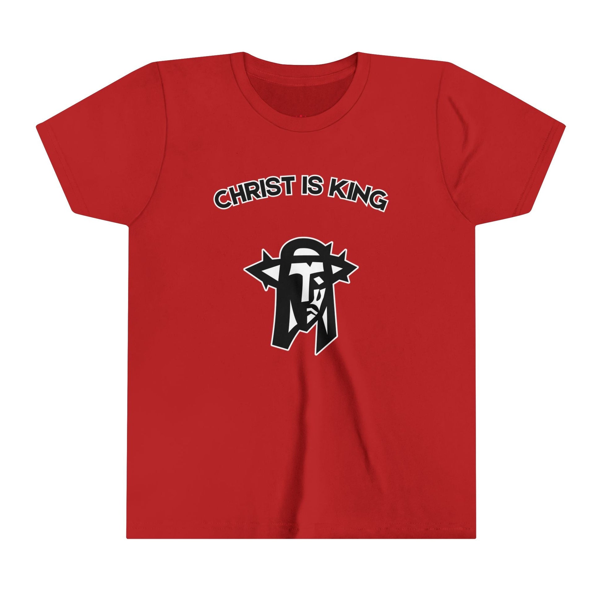"Christ is King Kids T-Shirt - Bold Faith - Based Graphic Tee" - Kids clothes | Kingdom Outfitters