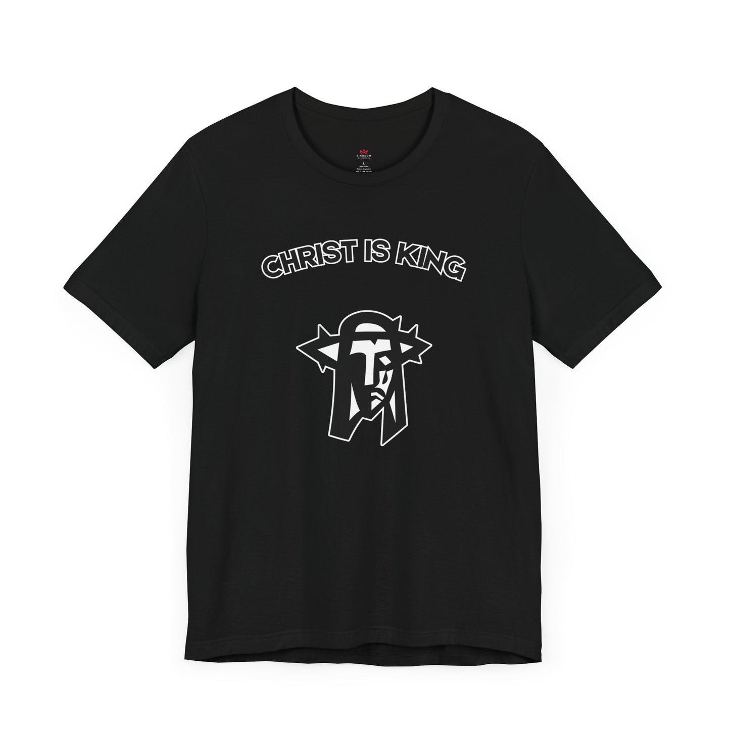 "Christ is King T-Shirt - Bold Faith Statement Tee" - T-Shirt | Kingdom Outfitters