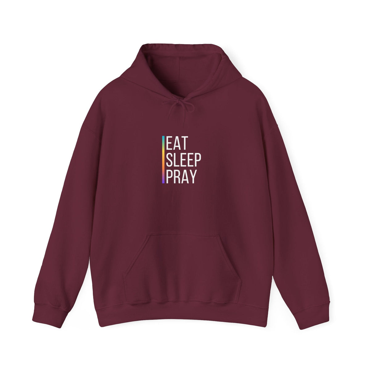 "Eat Sleep Pray Hoodie - Inspirational Christian Faith Hoodie Pullover Sweatshirt" - Hoodie | Kingdom Outfitters