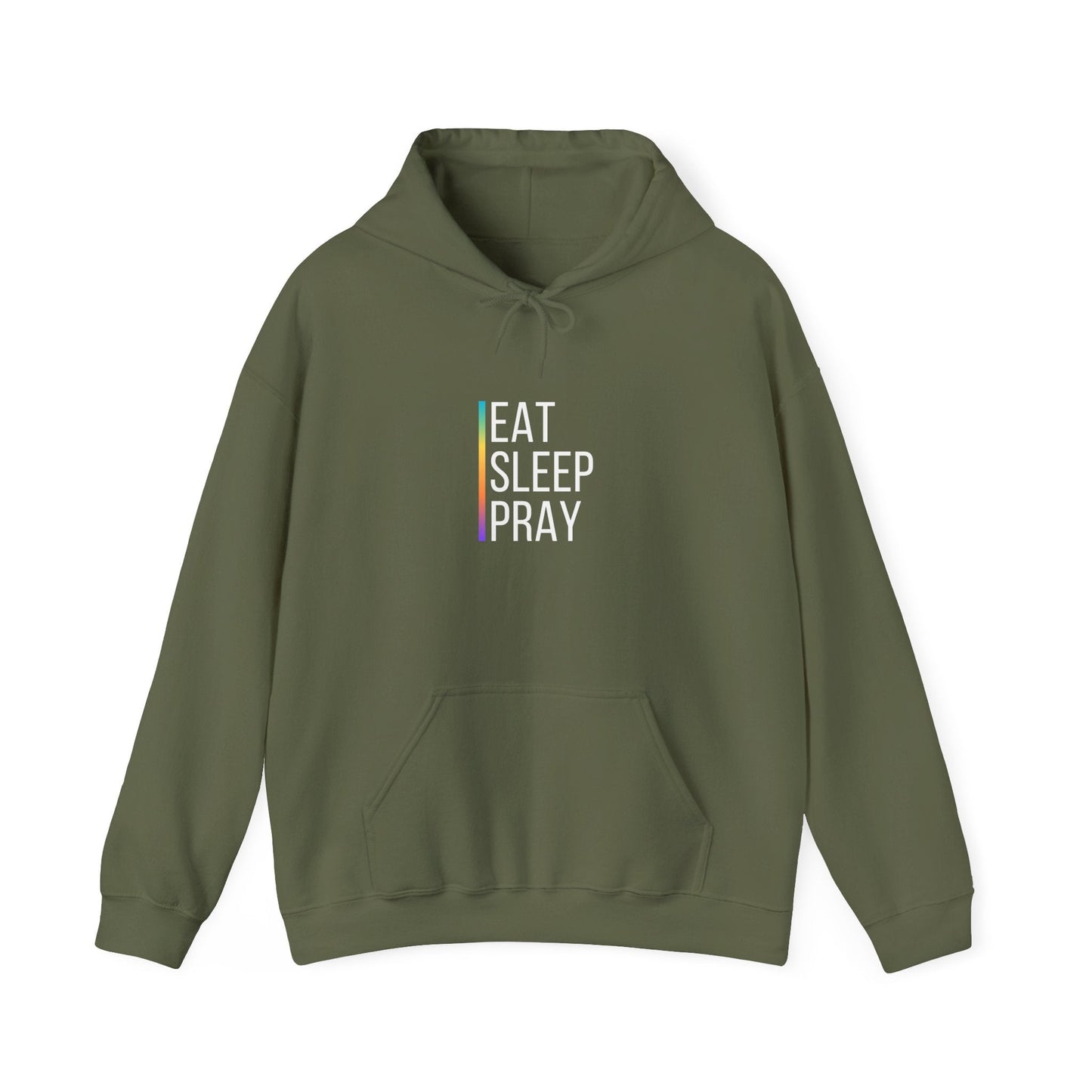 "Eat Sleep Pray Hoodie - Inspirational Christian Faith Hoodie Pullover Sweatshirt" - Hoodie | Kingdom Outfitters