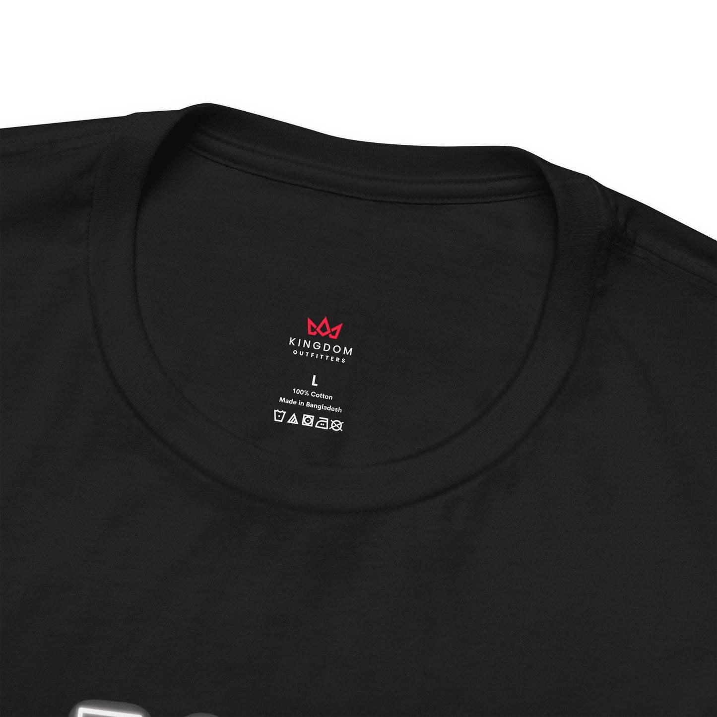 "Faith Neon Heartbeat Christian T-Shirt - Modern Cross Graphic Tee for Women" - T-Shirt | Kingdom Outfitters