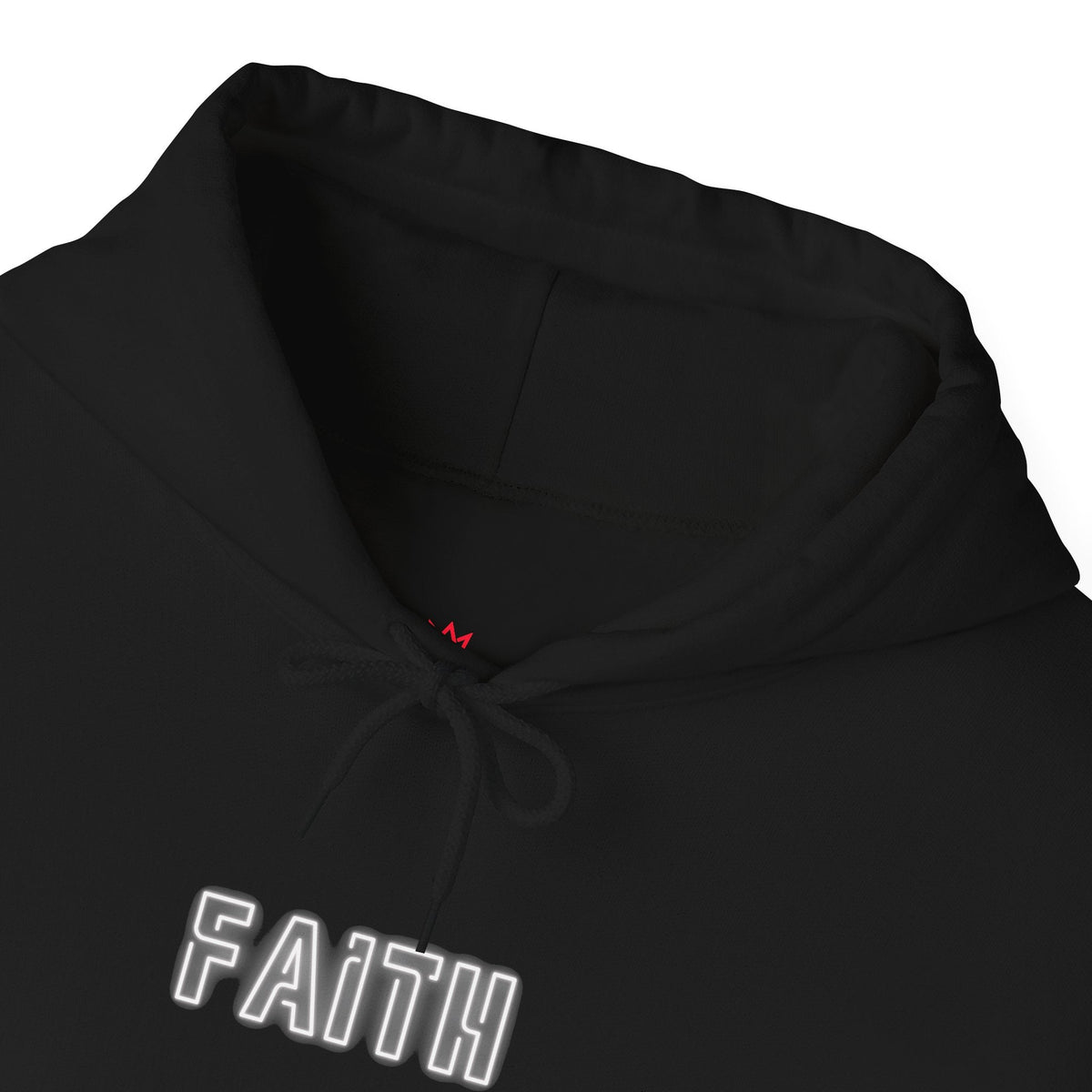 "Faith Pulse Hoodie - Neon Cross Christian Sweatshirt" - Hoodie | Kingdom Outfitters