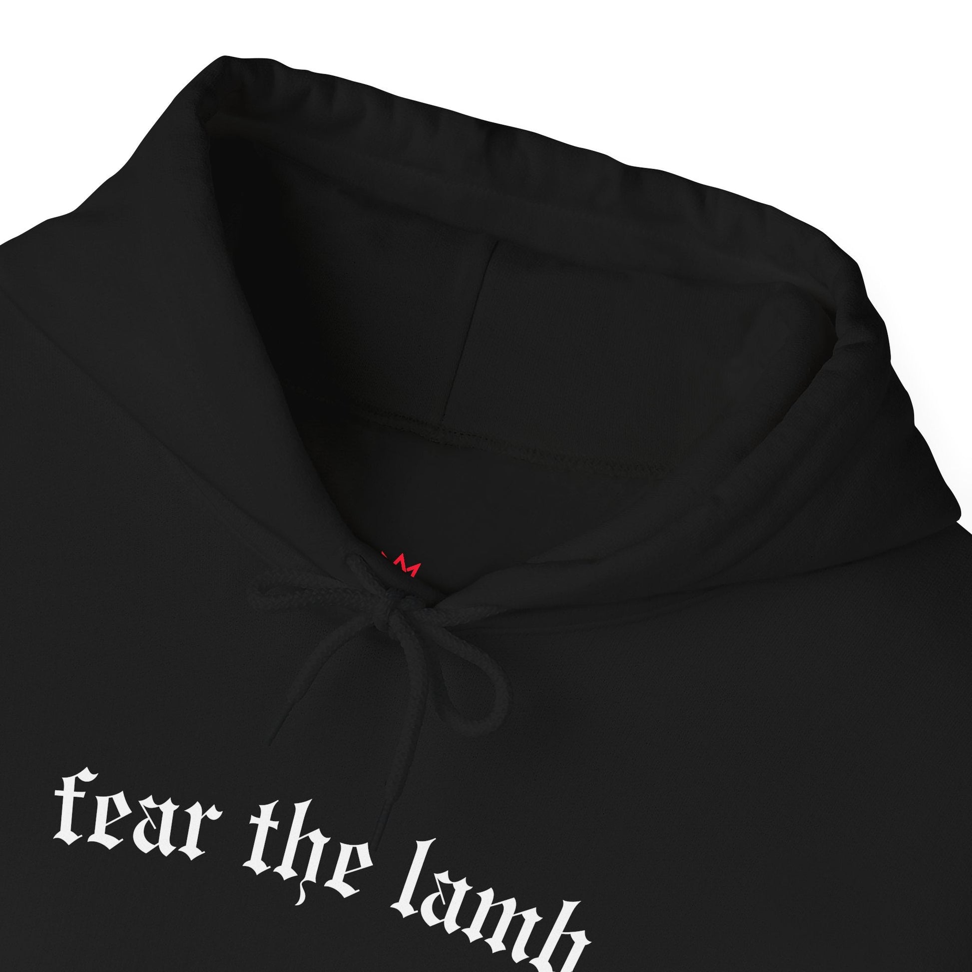 "Fear the Lamb Hoodie - Bold Faith Statement Pullover Sweatshirt" - Hoodie | Kingdom Outfitters