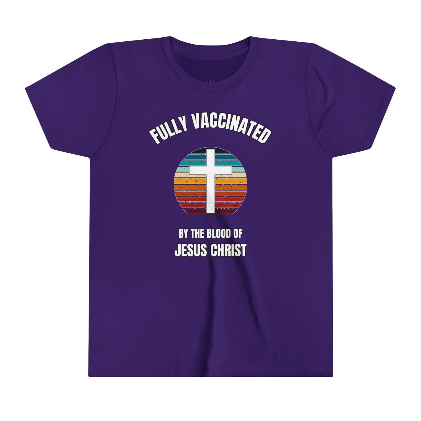 "Fully Vaccinated by the Blood of Jesus Christ Kids T-Shirt" - Kids clothes | Kingdom Outfitters