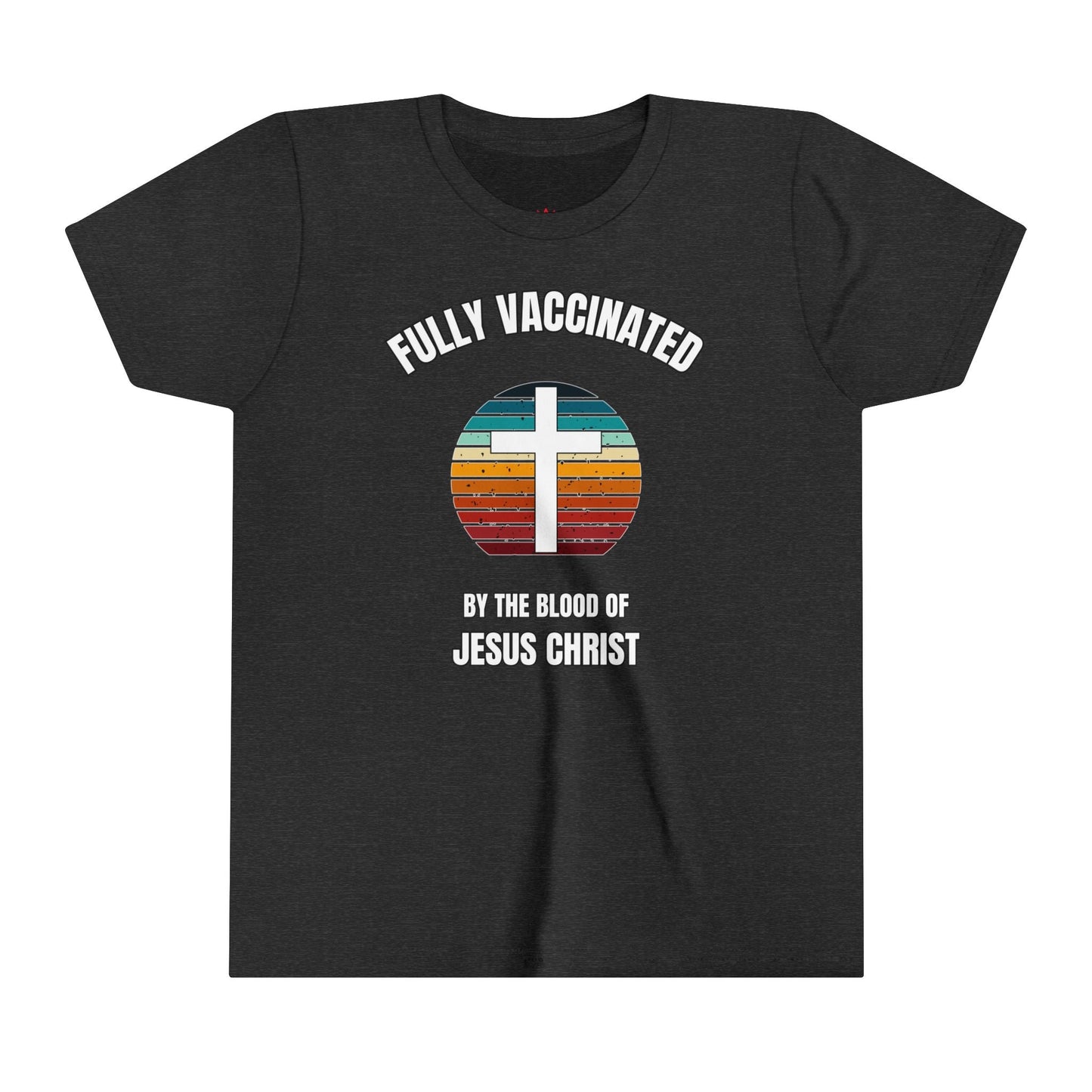 "Fully Vaccinated by the Blood of Jesus Christ Kids T-Shirt" - Kids clothes | Kingdom Outfitters
