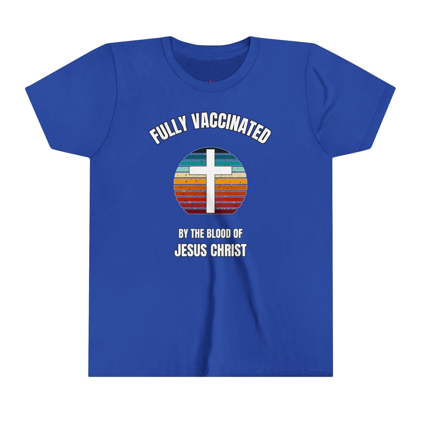 "Fully Vaccinated by the Blood of Jesus Christ Kids T-Shirt" - Kids clothes | Kingdom Outfitters
