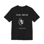 "Lion of Judah T-Shirt – Bold Faith Graphic Tee with 1 Corinthians 16:13" - T-Shirt | Kingdom Outfitters