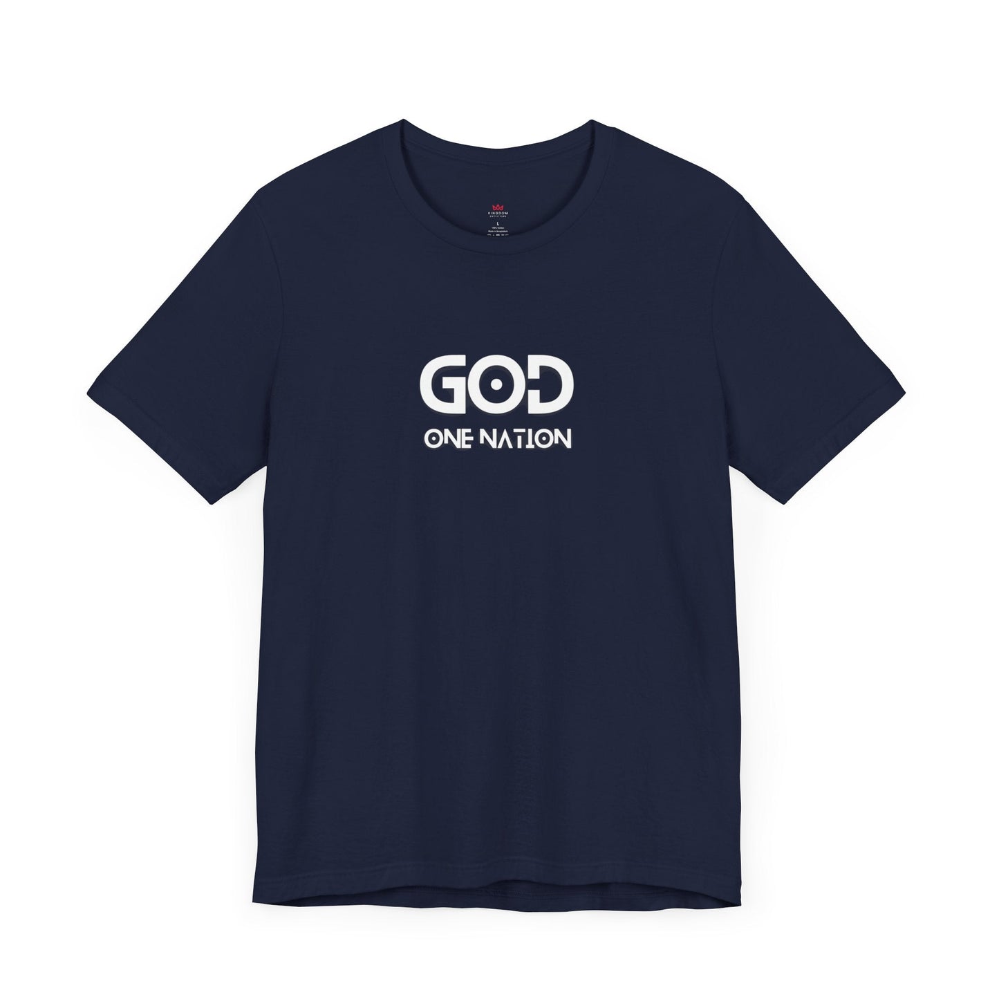 "One Nation Under God Christian T-Shirt - Faith Unity Statement Tee for Men & Women" - T-Shirt | Kingdom Outfitters