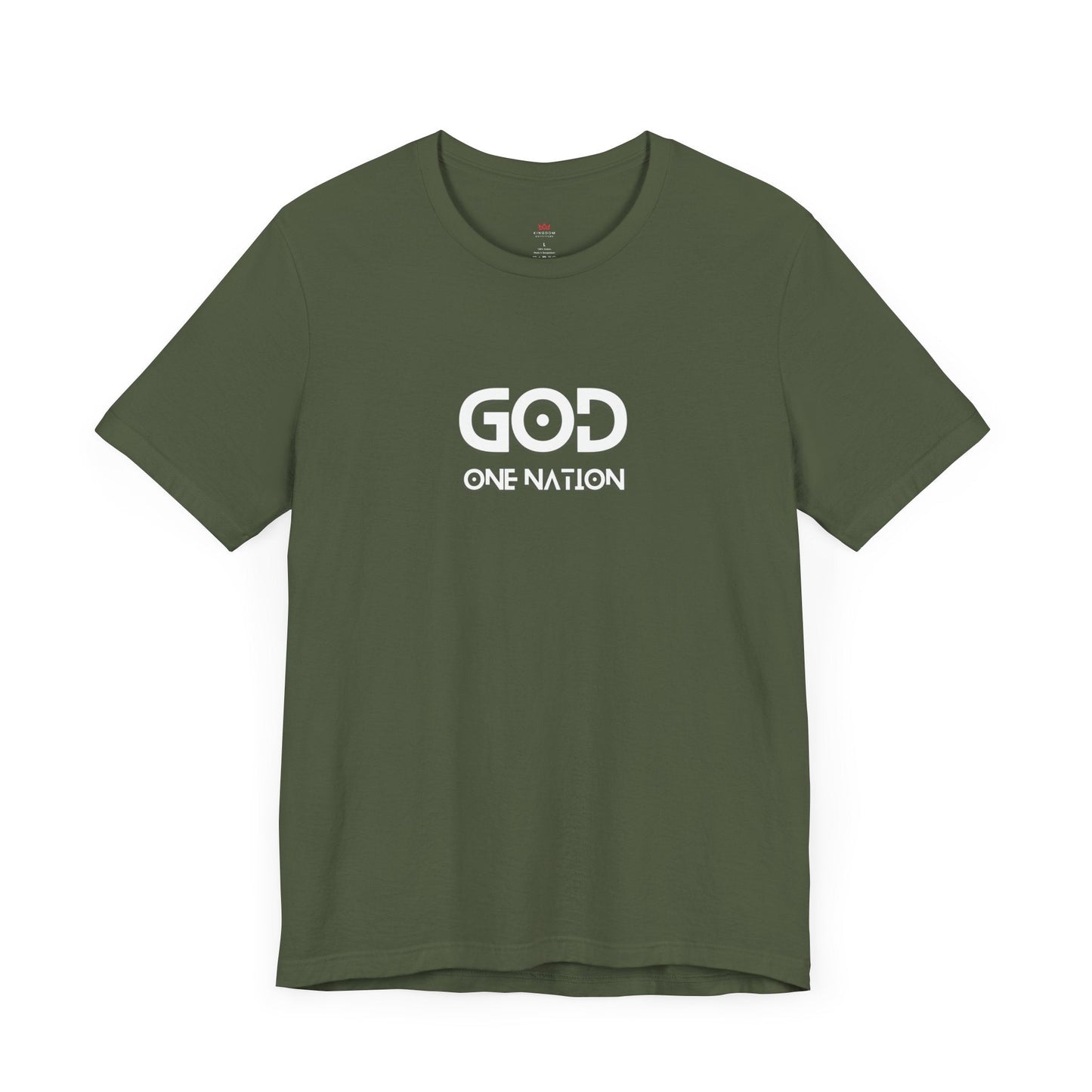 "One Nation Under God Christian T-Shirt - Faith Unity Statement Tee for Men & Women" - T-Shirt | Kingdom Outfitters