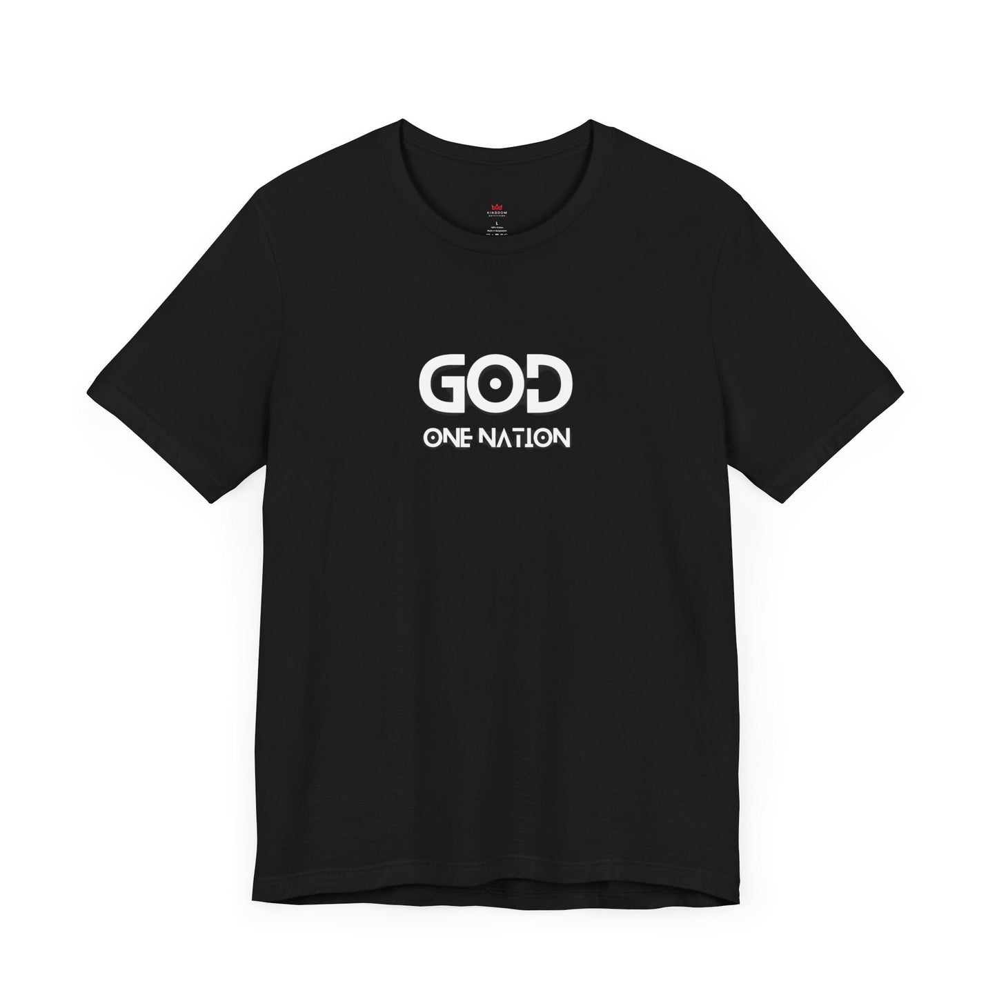 "One Nation Under God Christian T-Shirt - Faith Unity Statement Tee for Men & Women" - T-Shirt | Kingdom Outfitters