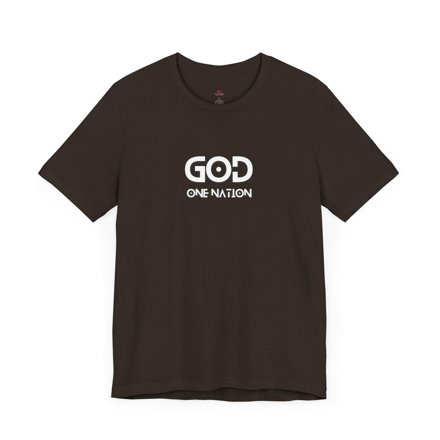 "One Nation Under God Christian T-Shirt - Faith Unity Statement Tee for Men & Women" - T-Shirt | Kingdom Outfitters