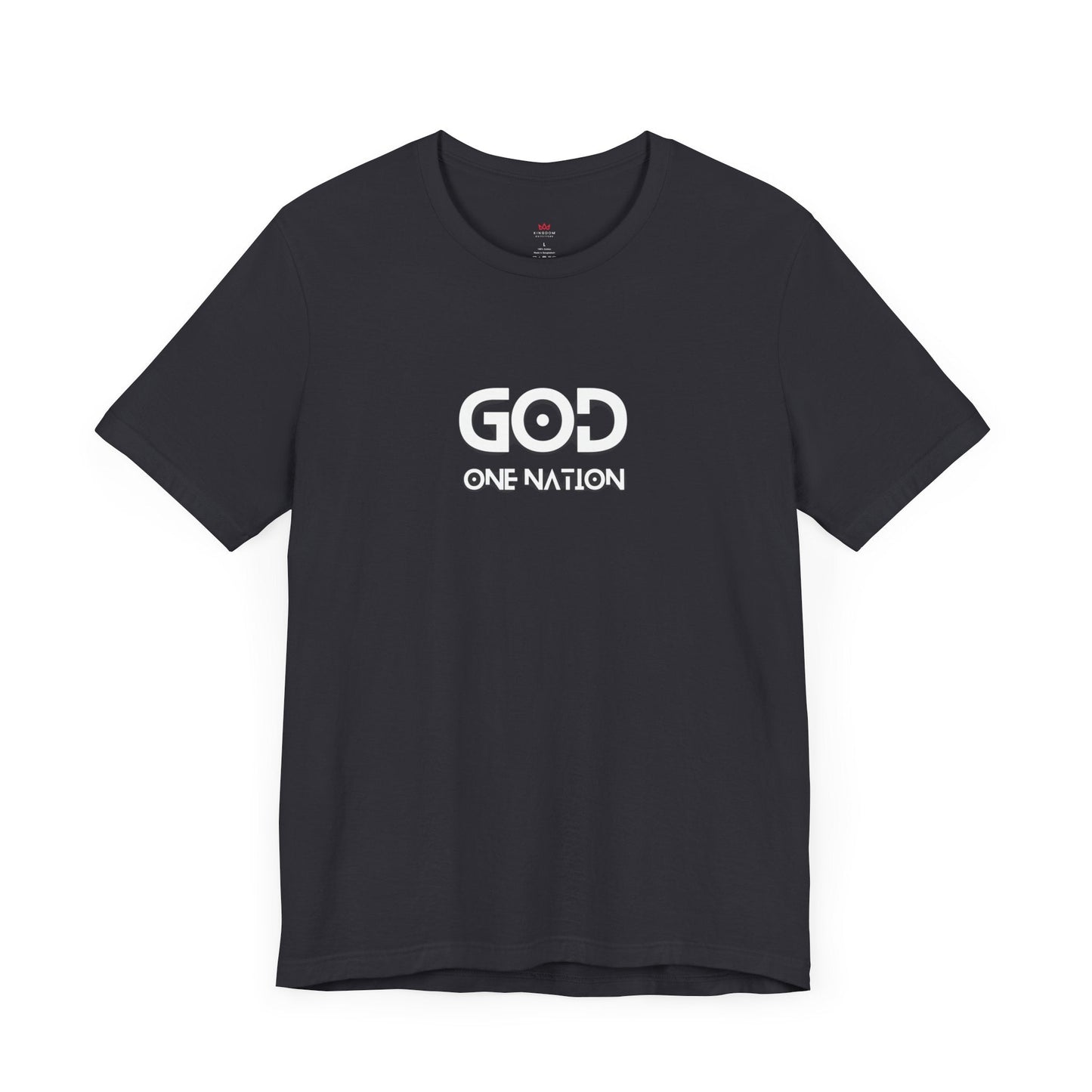 "One Nation Under God Christian T-Shirt - Faith Unity Statement Tee for Men & Women" - T-Shirt | Kingdom Outfitters